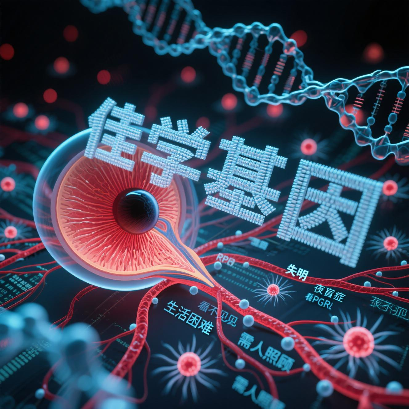 【mg不朽情缘基因检测】基因解码：非综合征性<font color='red'>视网膜</font>色素<font color='red'>变性</font>的基因解剖